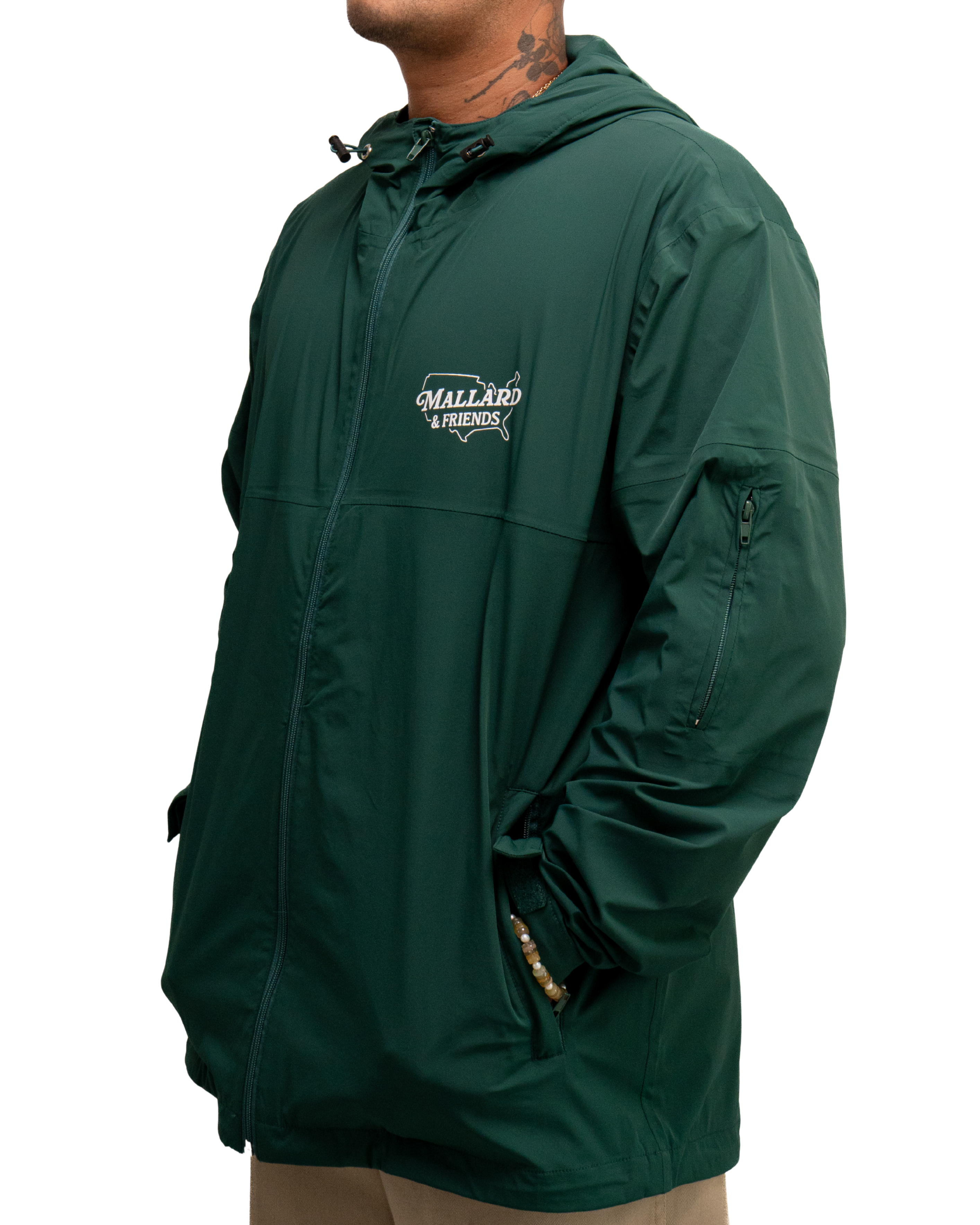 Performance Jacket/Windbreaker - Dark Green – Mallard & Friends