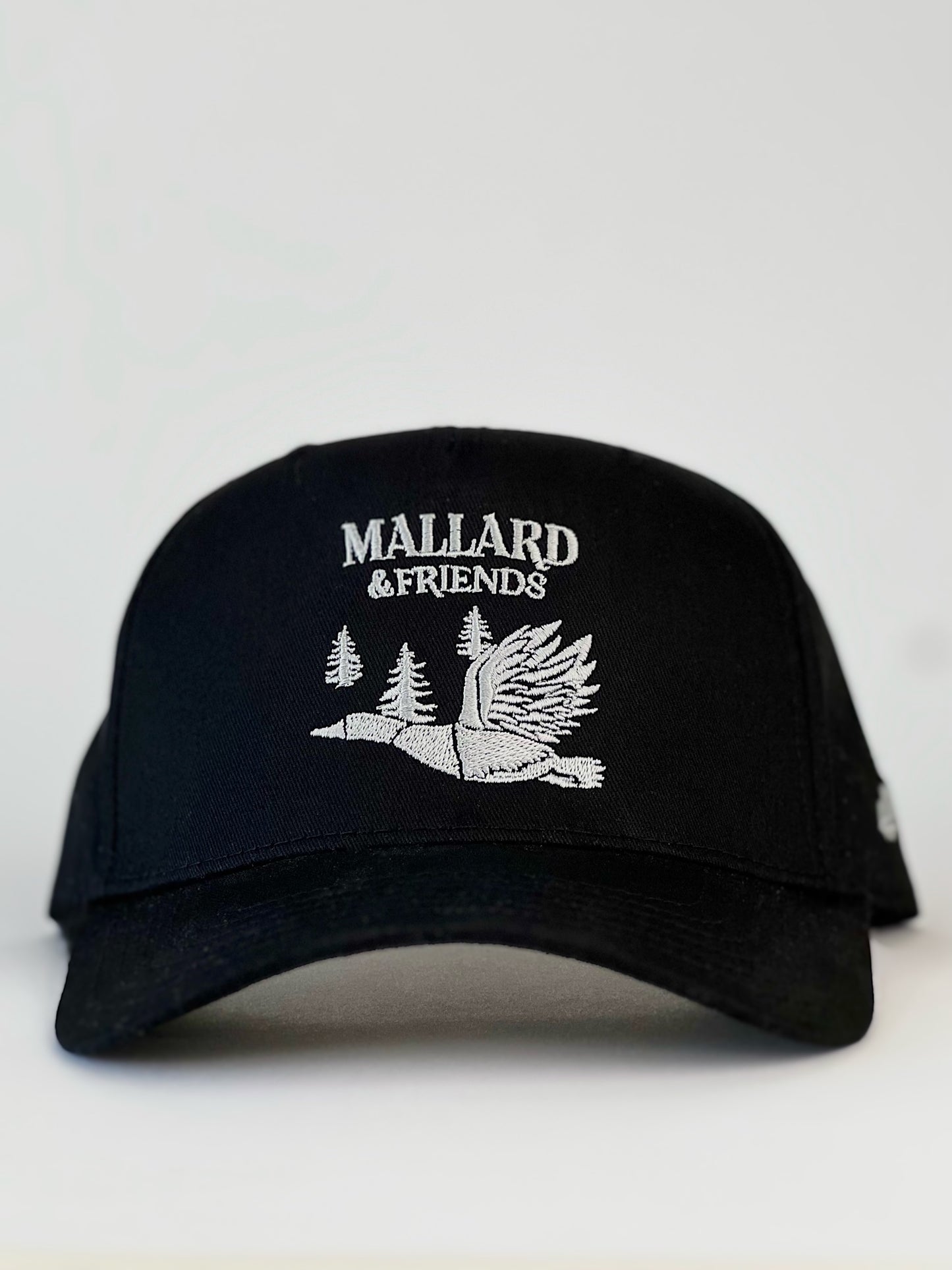 Mallard & Friends Hat | Black Five Panel Hat