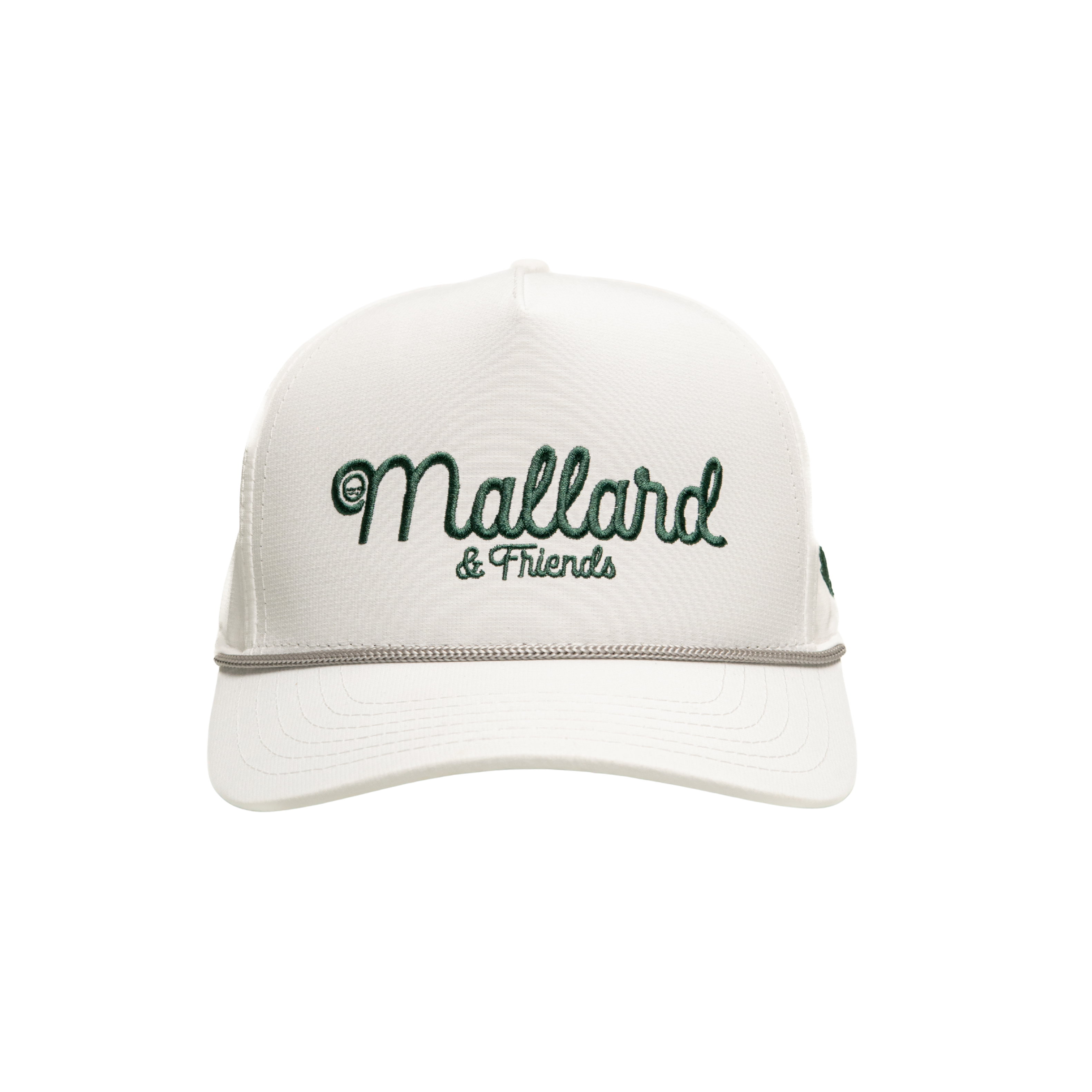 Five Panel Golf Hat - White