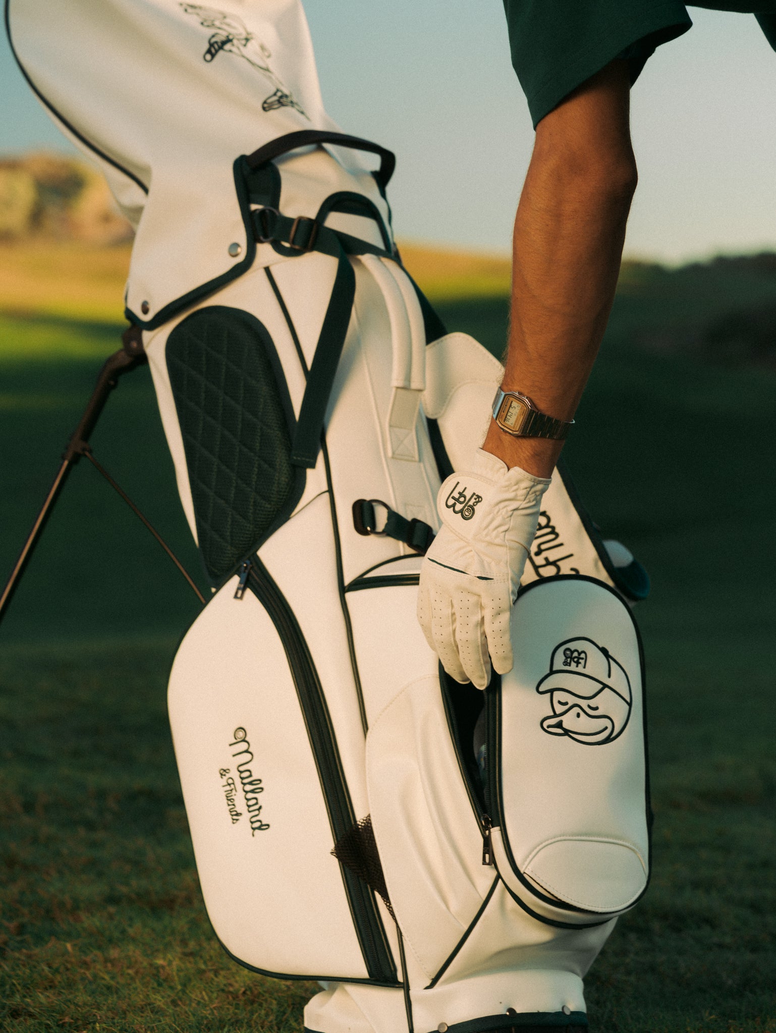 Premium Leather Stand Bag