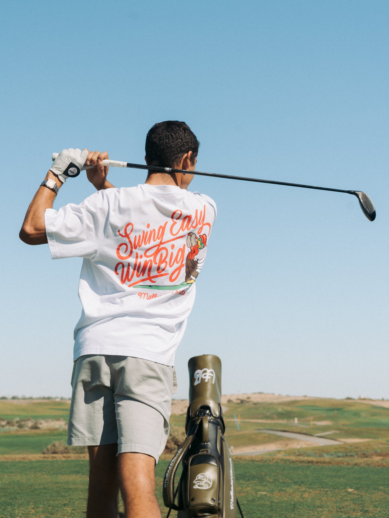 Swing Easy Golf T-Shirt - White