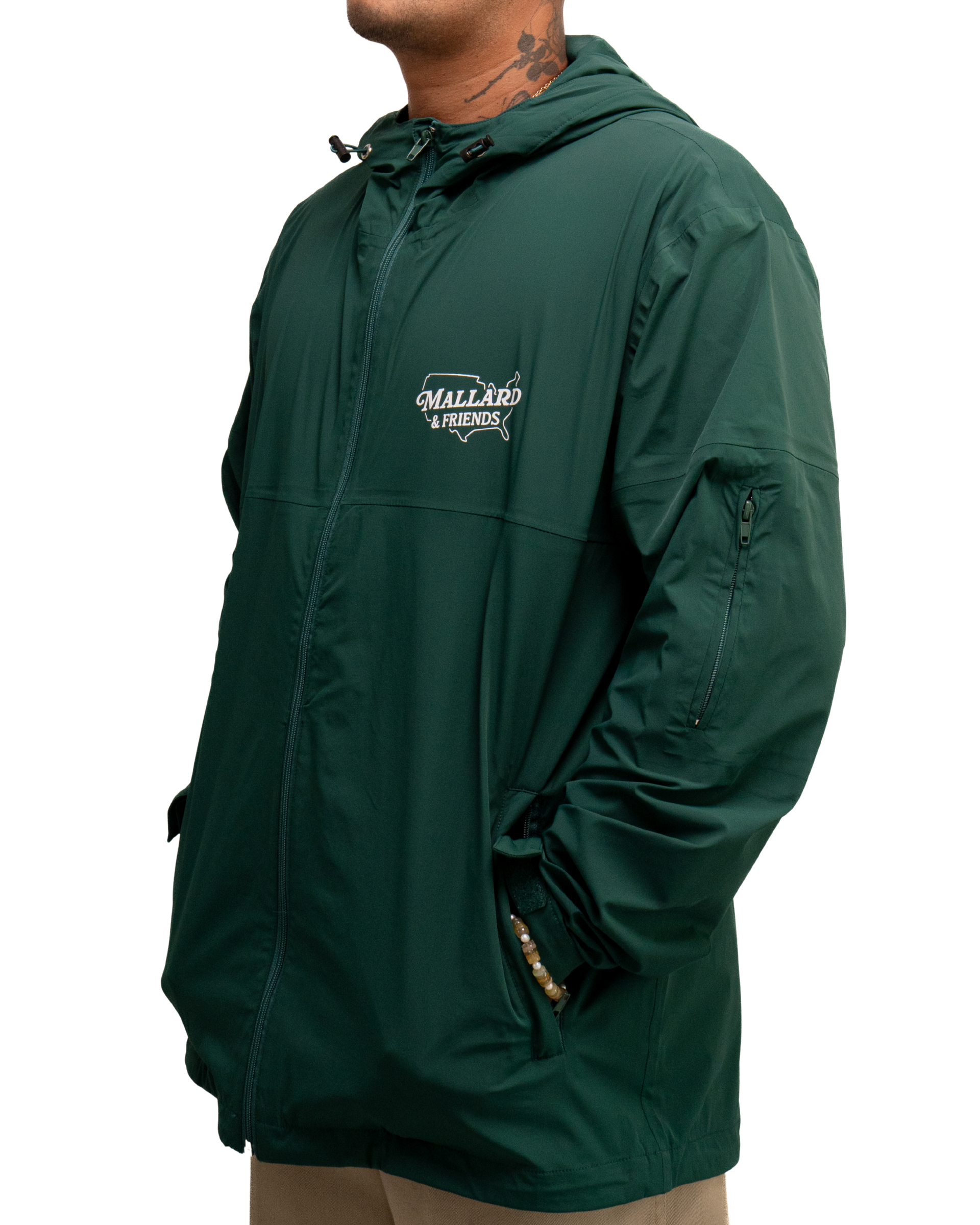 Performance Jacket/Windbreaker - Dark Green – Mallard & Friends