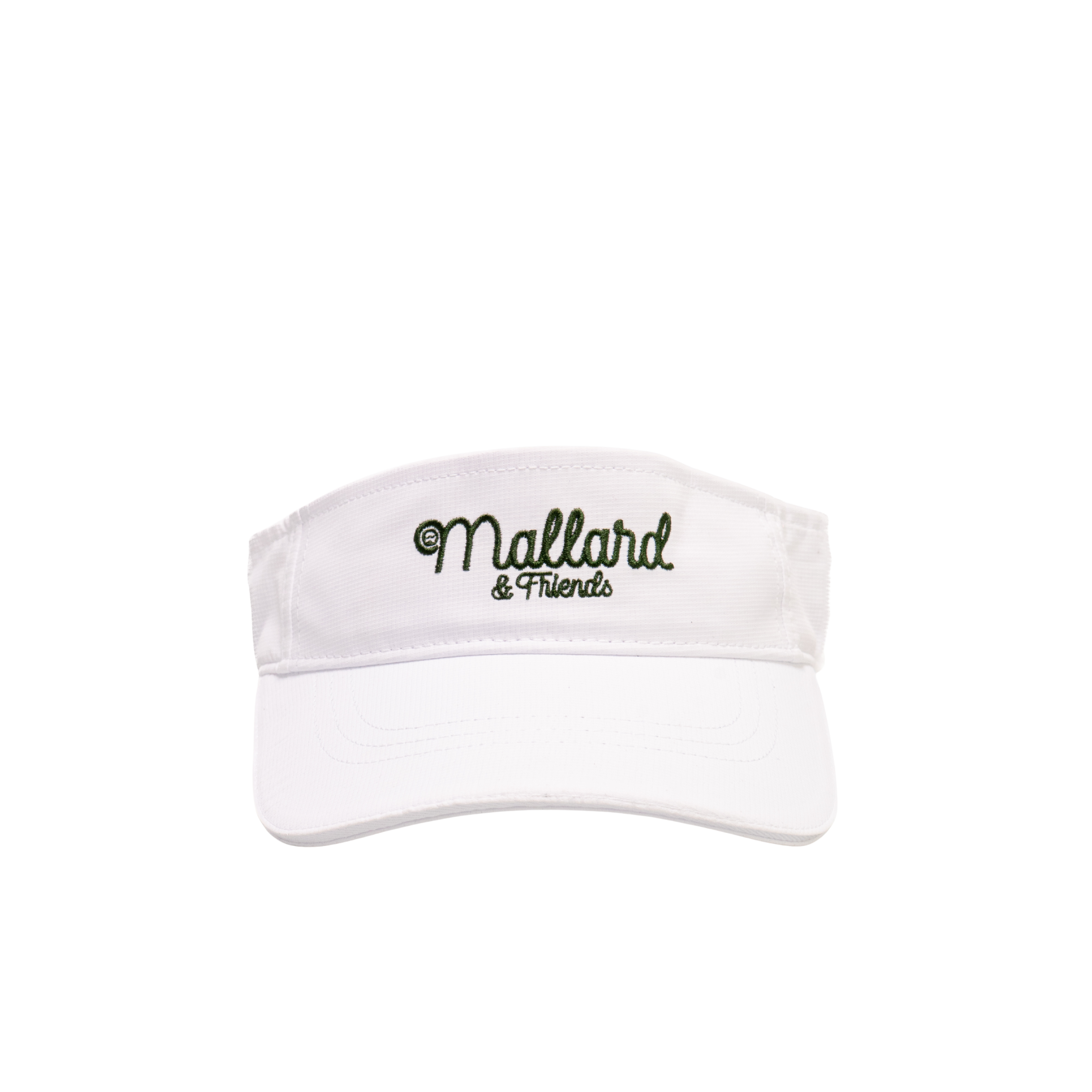 Performance Visor - White & Dark Green