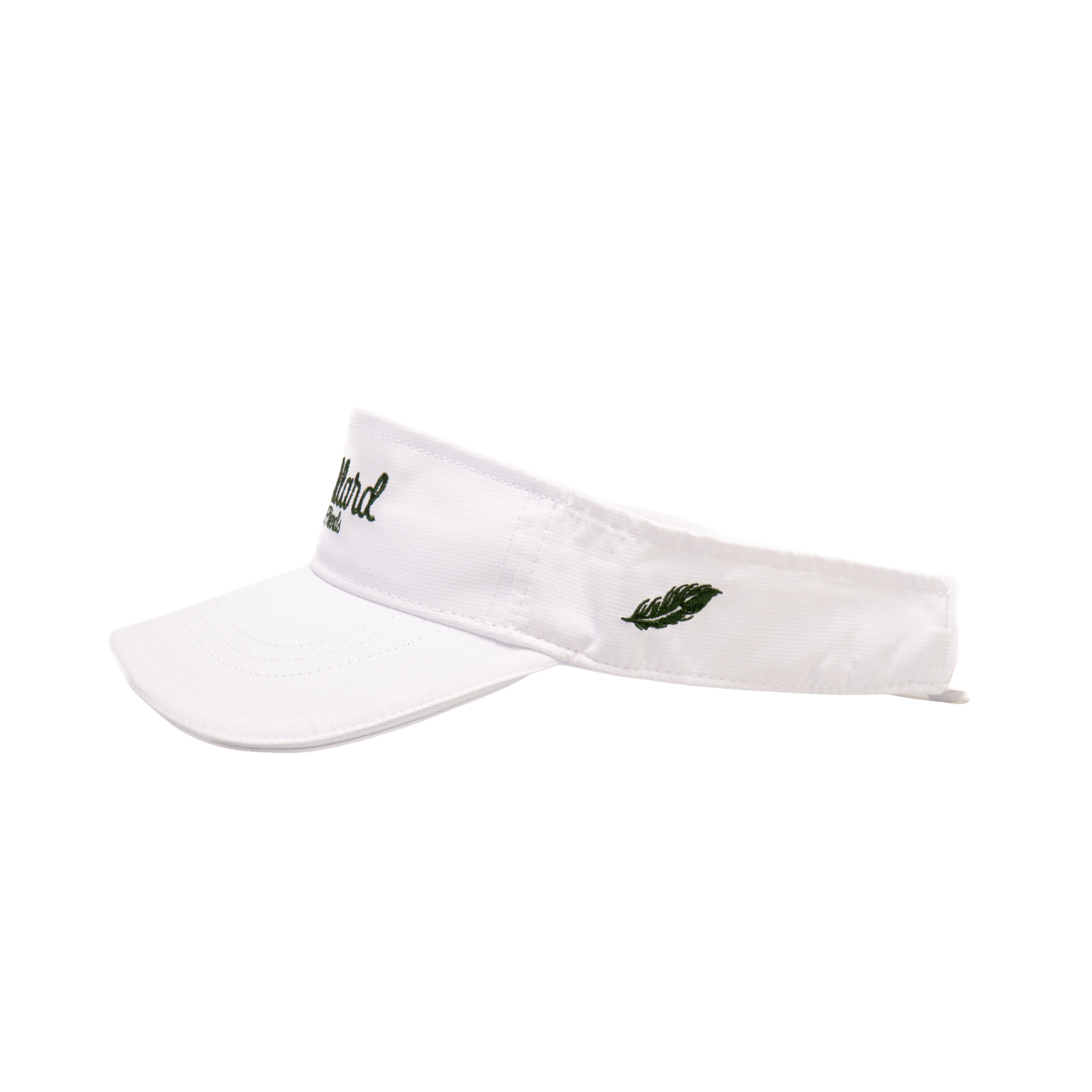 Performance Visor - White & Dark Green