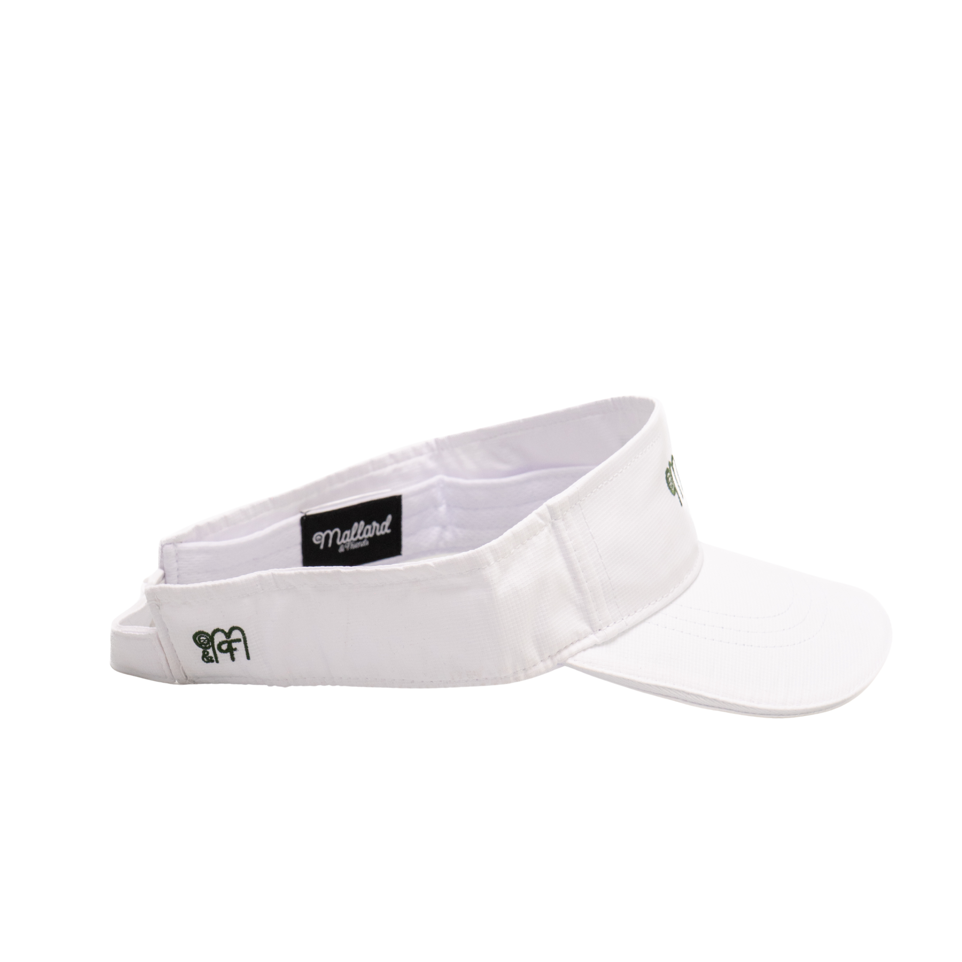 Performance Visor - White & Dark Green
