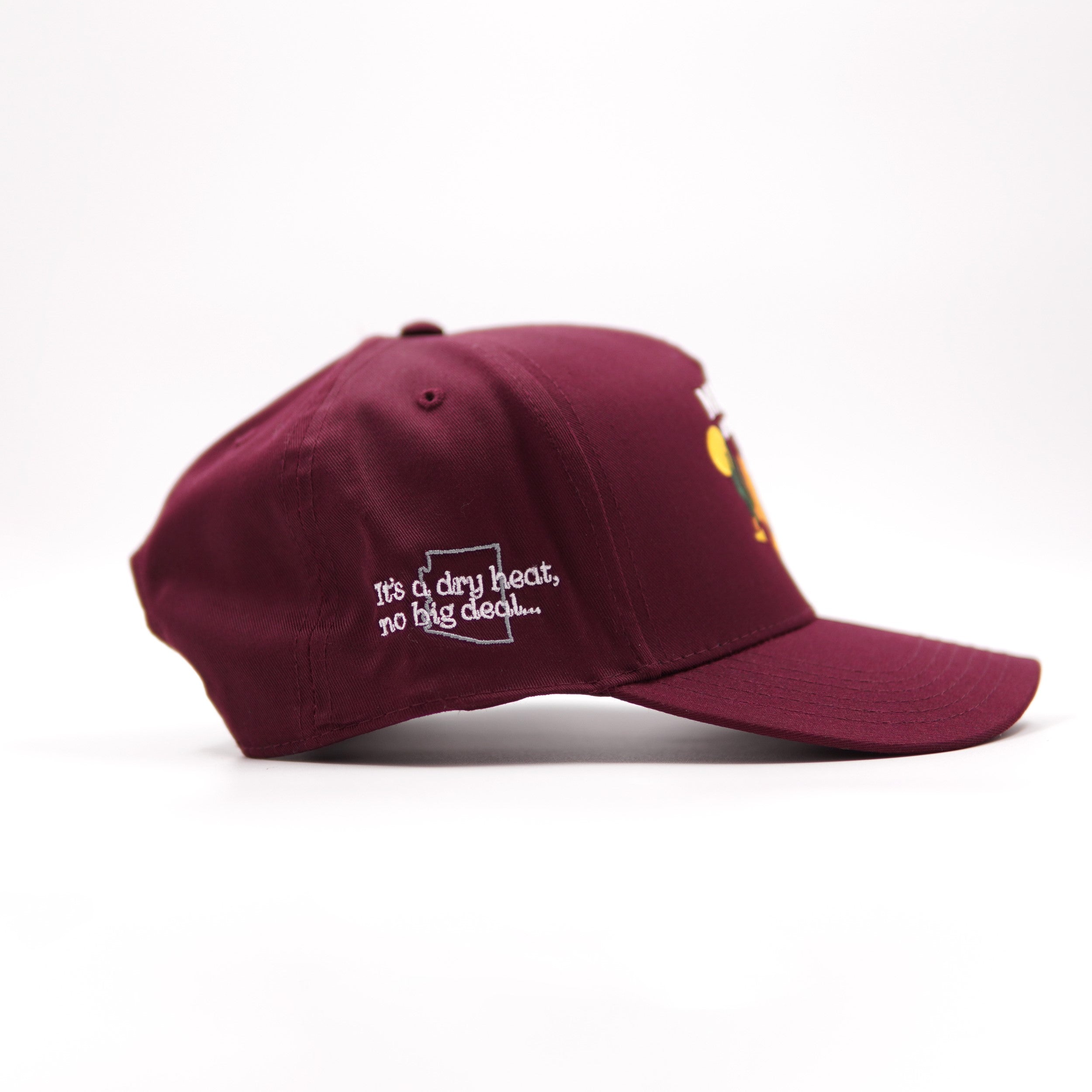 Mallard @ Phoenix, AZ Maroon Five Panel Hat "Its a dry heat, no big deal"