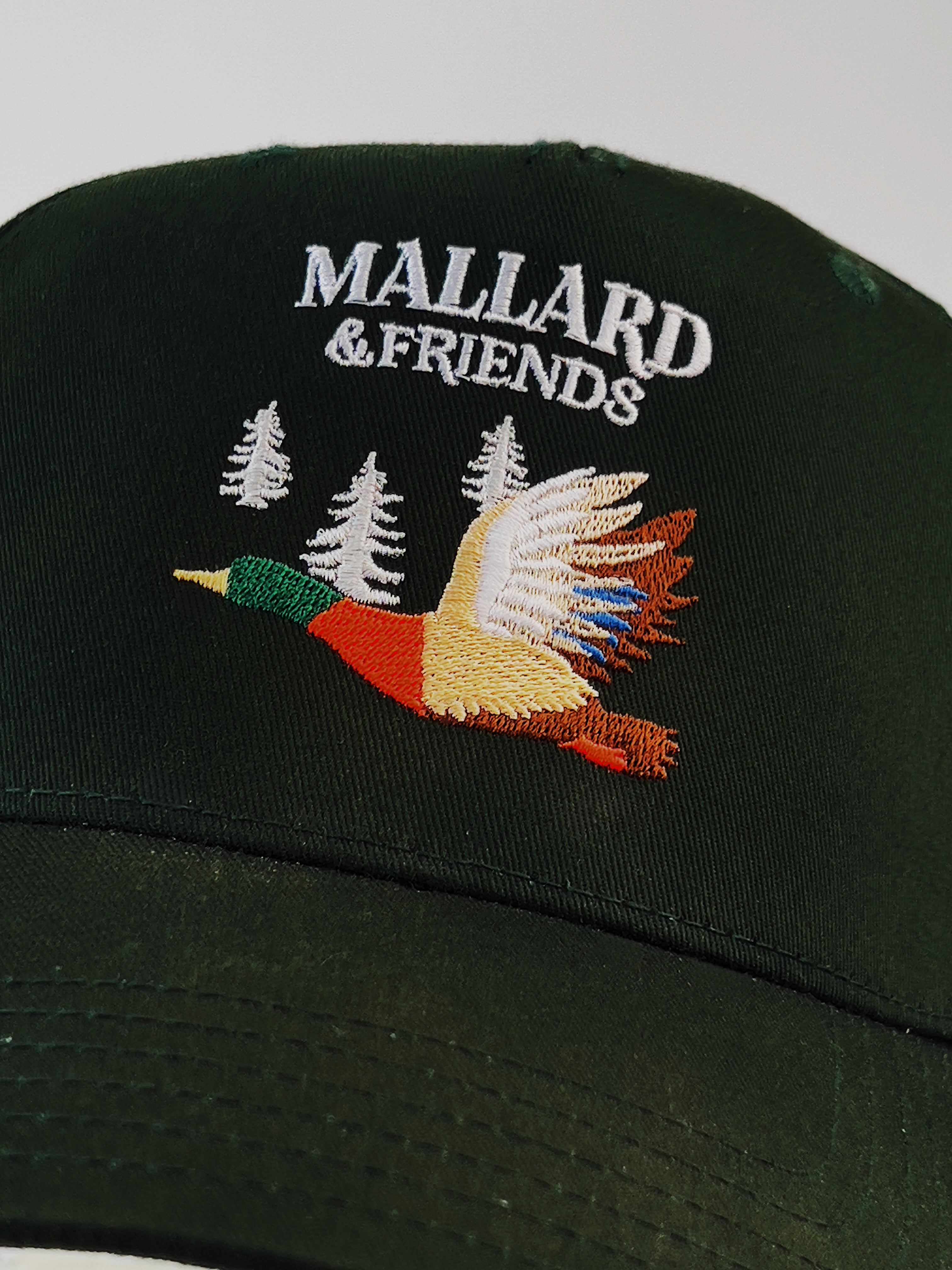Mallard & Friends Hat | Dark Green Five Panel Hat